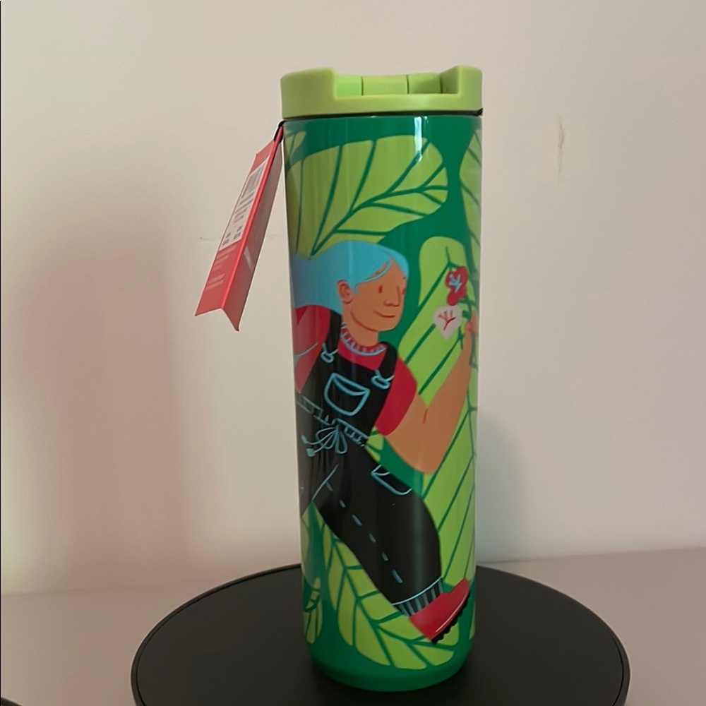 Starbucks + Monyee Chau Artist vacuum tumbler 16 oz new